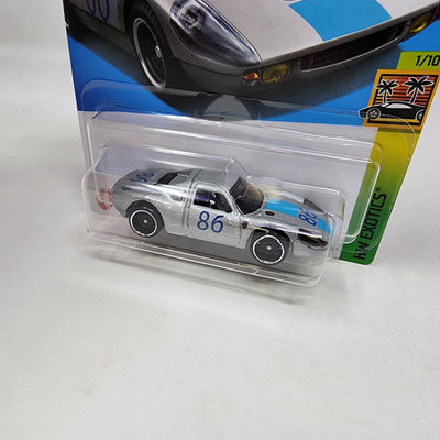 Porsche 904 Carrera GTS #158 * Silver * 2024 Hot Wheels Basic w/ Factory Holo