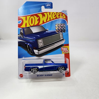 '83 Chevy Silverado #249 * Blue * 2024 Hot Wheels Basic w/ Factory Holo