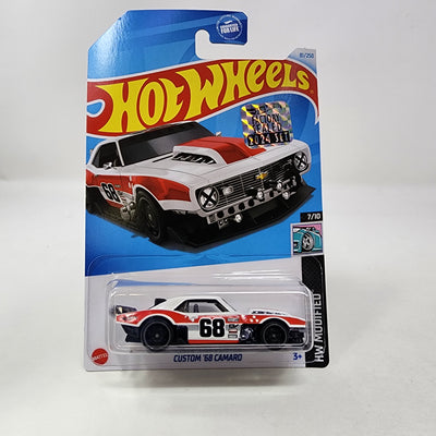 '68 Camaro #81 * White * 2024 Hot Wheels Basic w/ Factory Holo