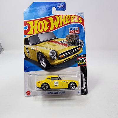 Honda S800 Racing #209 * Yellow * 2024 Hot Wheels Basic w/ Factory Holo