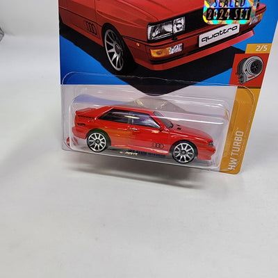 '87 Audi Quattro #102 * RED * 2024 Hot Wheels Basic w/ Factory Holo