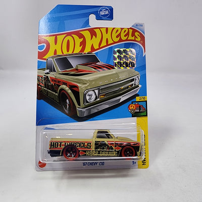 '67 Chevy C10 #83 * Tan * 2024 Hot Wheels Basic w/ Factory Holo