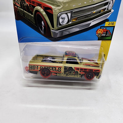 '67 Chevy C10 #83 * Tan * 2024 Hot Wheels Basic w/ Factory Holo