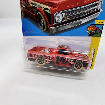 '67 Chevy C10 #83 * RED * 2024 Hot Wheels Basic w/ Factory Holo