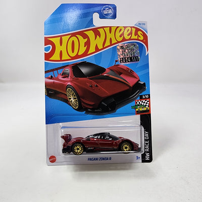 Pagani Zonda R #99 * Burgundy * 2024 Hot Wheels Basic w/ Factory Holo