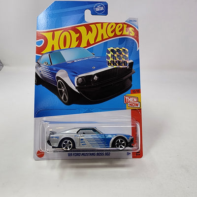 '69 Ford Mustang Boss 302 #244 * Silver Dollar General Only * 2024 Hot Wheels Basic w/ Factory Holo