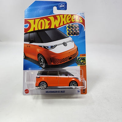 Volkswagen ID Buzz #202 * Orange * 2024 Hot Wheels Basic w/ Factory Holo