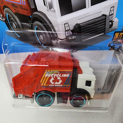 Total Disposal #160 * White/Red * 2024 Hot Wheels Basic w/ Factory Holo