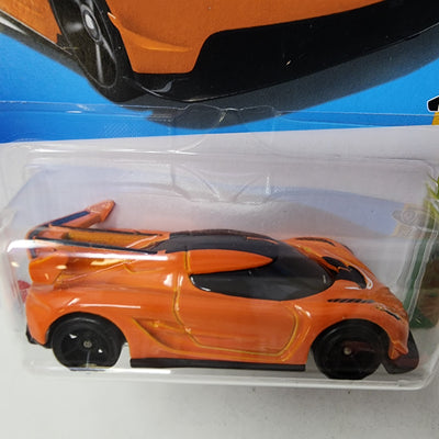 2020 Koenigsegg Jesko #184 * Orange * 2024 Hot Wheels Basic w/ Factory Holo