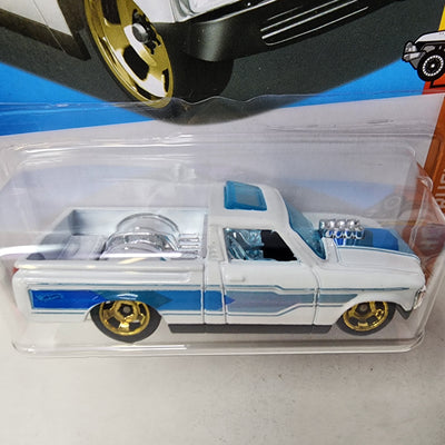 Custom '72 Chevy LUV #118 * WHITE * 2024 Hot Wheels Basic w/ Factory Holo