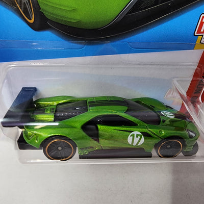 2016 Ford GT Race #229 * GREEN * 2024 Hot Wheels Basic w/ Factory Holo