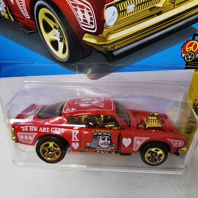 King Kuda #152 * RED * 2024 Hot Wheels Basic w/ Factory Holo