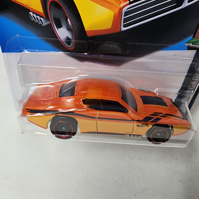 Custom Otto #6 * Orange * 2024 Hot Wheels Basic w/ Factory Holo