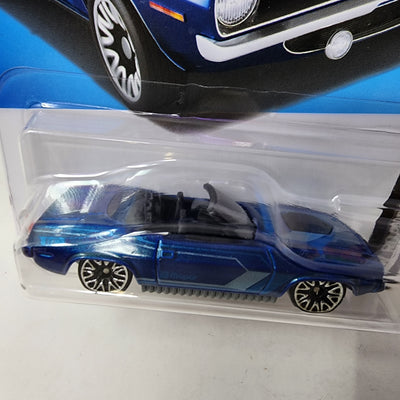 '70 Plymouth Barracuda #20 * Blue * 2024 Hot Wheels Basic w/ Factory Holo