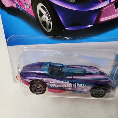 Rrroadster #76 * Purple * 2024 Hot Wheels Basic w/ Factory Holo