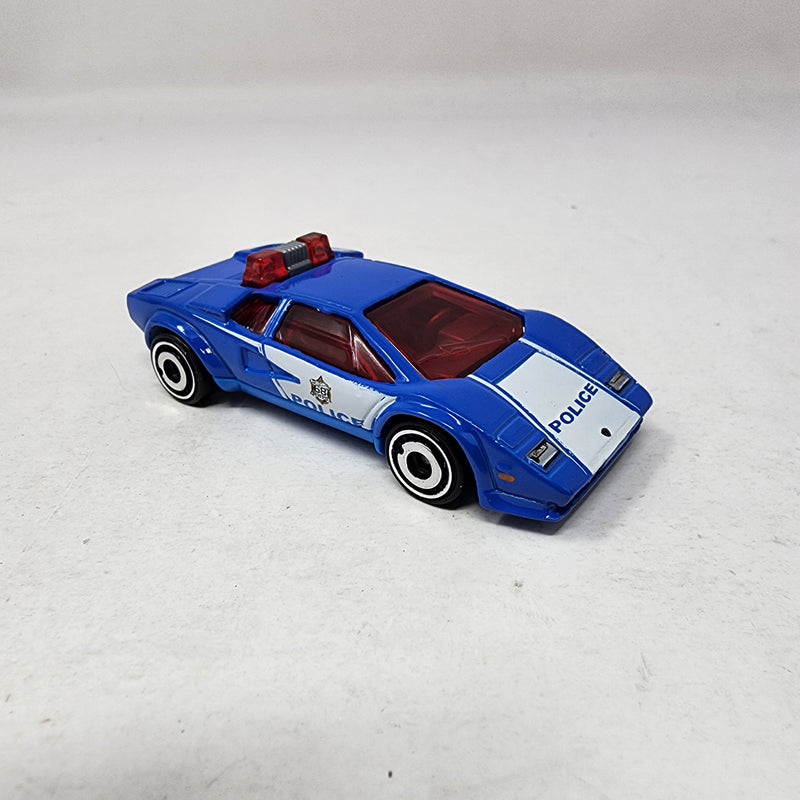 Lamborghini Countach Police Car * Hot Wheels Loose 1:64 scale Diecast