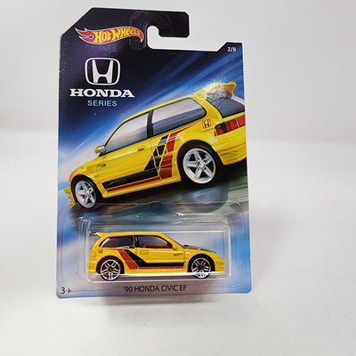 '90 Honda Civic EF * Yellow * Hot Wheels Honda Series Walmart