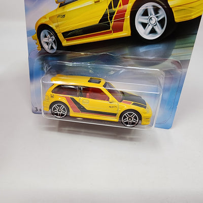 '90 Honda Civic EF * Yellow * Hot Wheels Honda Series Walmart