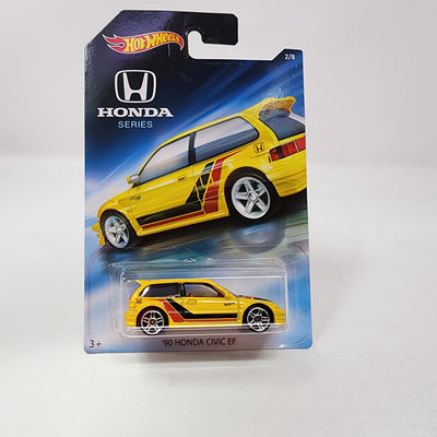 '90 Honda Civic EF * Yellow * Hot Wheels Honda Series Walmart