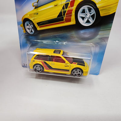 '90 Honda Civic EF * Yellow * Hot Wheels Honda Series Walmart