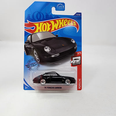 '96 Porsche Carrera #72 * Black * 2017 Hot Wheels