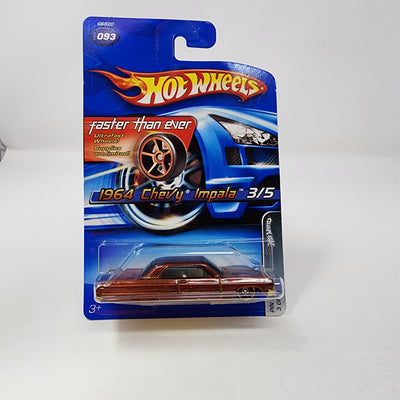 1964 Chevy Impala #93 * FTE Rims * 2005  Hot Wheels