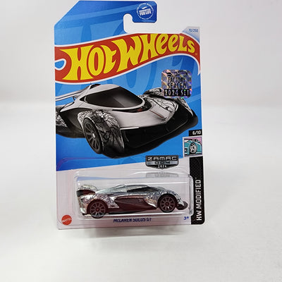 McLaren Solus GT #70 * Zamac * 2024 Hot Wheels Basic w/ Factory Holo