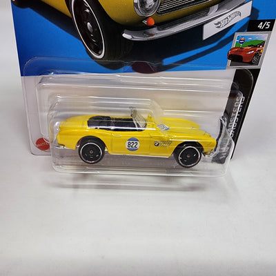 BMW 507 #67 * Yellow  * 2024 Hot Wheels Basic w/ Factory Holo