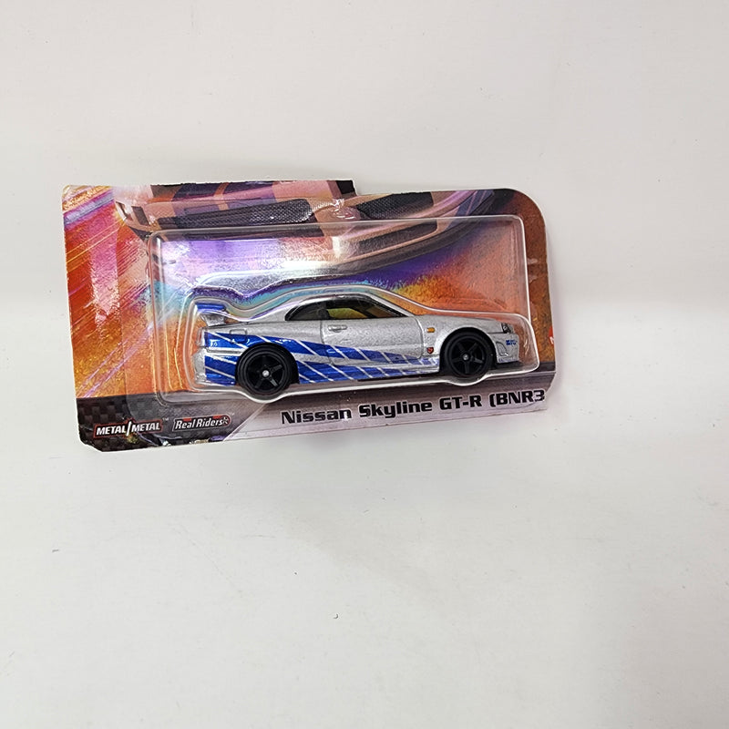 Nissan Skyline GT-R BNR34 * Hot Wheels Loose 1:64 scale Diecast Fast & Furious