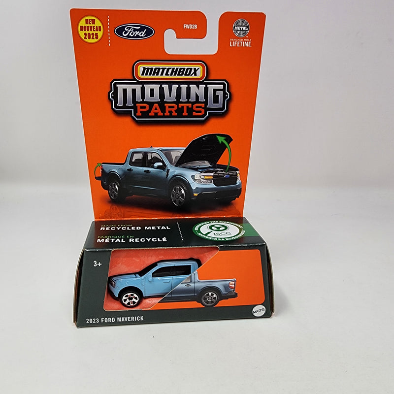 2023 Ford Maverick * Light Blue * 2025 Matchbox Moving Parts Case B