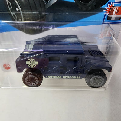 Humvee #33 * Blue * 2024 Hot Wheels Basic w/ Factory Holo