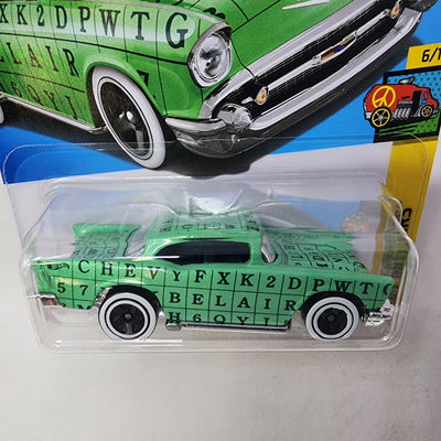 '57 Chevy #121 * Green * 2024 Hot Wheels Basic w/ Factory Holo