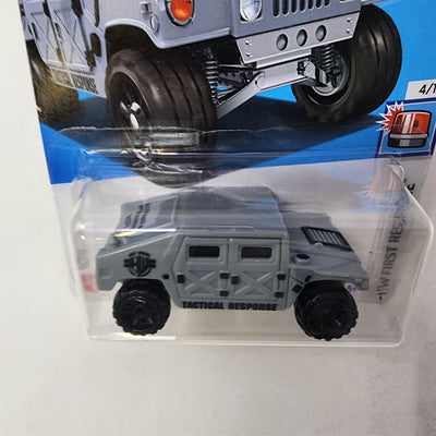 Humvee #33 * Grey * 2024 Hot Wheels Basic w/ Factory Holo