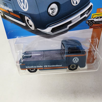 Volkswagen T2 Pickup #42 * Dark Blue * 2024 Hot Wheels Basic w/ Factory Holo