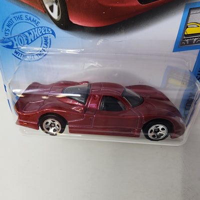 Nissan R390 GTI #138 * Burgundy * 2021 Hot Wheels Basic