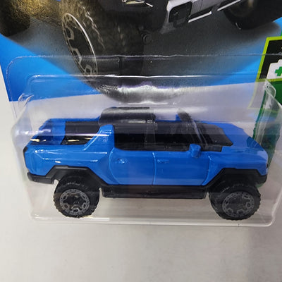 GMC hummer EV #62 * Blue * 2024 Hot Wheels Basic w/ Factory Holo