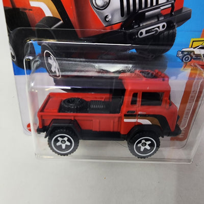 '57 Jeep FC #68 * RED * 2024 Hot Wheels Basic w/ Factory Holo