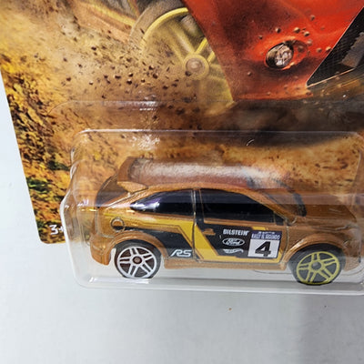 '09 Ford Focus RS * Gold * Hot Wheels Road Rally Series