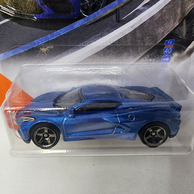 2020 Corvette C8 * Blue * Matchbox Basic