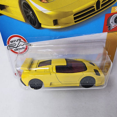 '94 Bugatti EB110 SS #65 * Yellow * 2022 Hot Wheels Basic