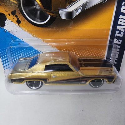 '70 Monte Carlo #107 * Gold * Hot Wheels 2012