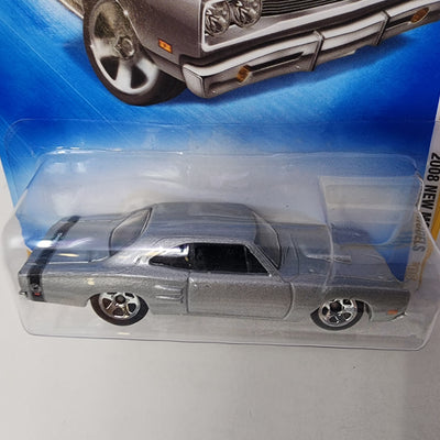 '69 Dodge Coronet Super Bee #5 * Silver * Hot Wheels 2008