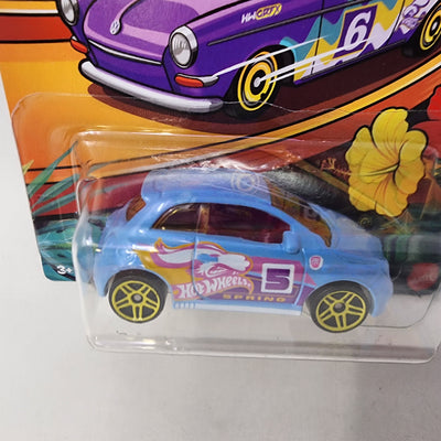 Fiat 500 * Light Blue * Hot Wheels Spring Easter Series