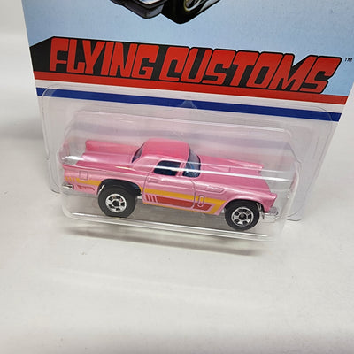 '57 T-Bird * Pink * Hot Wheels Flying Customs