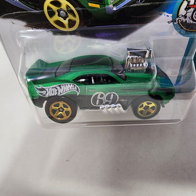 '69 Camaro Z28 #171 * Green * Hot Wheels 2017