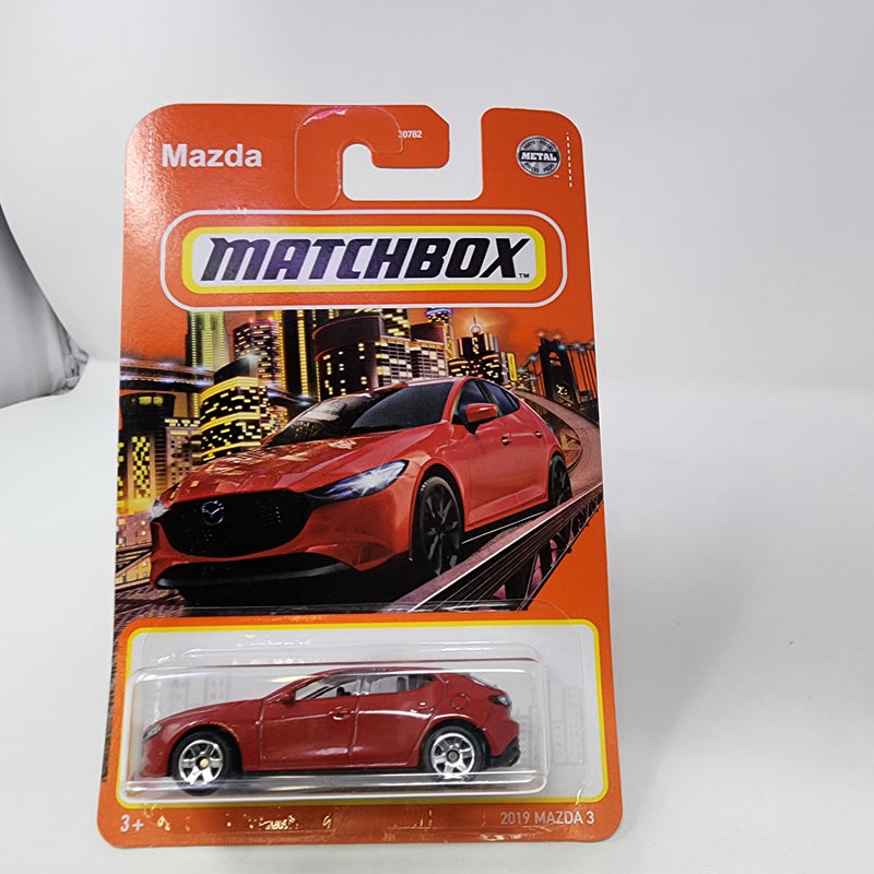 2019 Mazda 3 * RED * Matchbox Basic