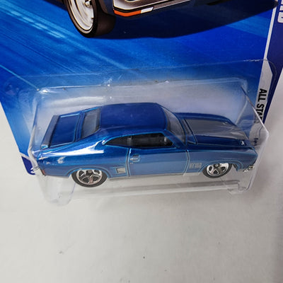 '73 Ford Falcon XB #125 * Blue * Hot Wheels 2010