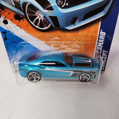 Chevy Camaro Concept #113 * Teal * Hot Wheels 2011