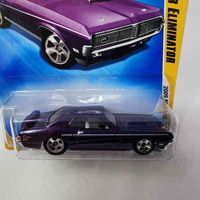 '69 Cougar Eliminator #8 * Purple * Hot Wheels 2009