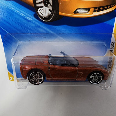 Corvette C6 #3 * Orange * Hot Wheels 2009 New Models